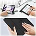 Custodia Ipad 10 2022 Funzione Supporto Dux Ducis Serie Copa Copertina Nera - Foto miniatura 3