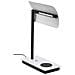 Lampada Da Scrivania Moderna Arenaza Led Metallo Bianco E Nero - Foto miniatura 1