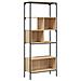 Libreria 5ripiani Rovere Sonoma 76x33x188,5cm Legno Multistrato - Foto miniatura 2