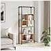 Libreria 5ripiani Rovere Sonoma 76x33x188,5cm Legno Multistrato - Foto miniatura 3