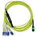 Sfp6141bu5mkb Cavo A Fibre Ottiche 5 M Mtp /apc 4x Lc /upc G. 657.a1 Lime - Foto miniatura 1