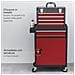 Carrello Porta Attrezzi 5 Cassetti, Cassetta Rimovibile E Armadietto Con Chiave In Acciaio, Rosso - Foto miniatura 5