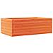 Fioriera Giardino Marrone Cera 70x40x23cm Legno Massello Pino - Foto miniatura 2