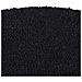 Zerbino Nero Mezzo Rotondo 50x80 Cm Fibra Di Cocco - Foto miniatura 3
