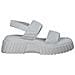 Beige Casual Open Sandals Sandali Sintetico E Tessile Scarpe Donna Beige Eu 38, 5-28705-20 400 - Foto miniatura 1