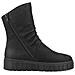 Black Casual Closed Booties Stivaletti Pelle Scamosciata /nabuk Scarpe Donna Nero Eu 37, W1063-00 - Foto miniatura 3