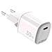Uptc Caricabatterie Da Rete Gan 30 W 1 Porta Usb-c Bianco - Foto miniatura 1