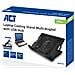 AC8110 base di raffreddamento per laptop 43,9 cm (17.3") 1000 Giri /min Nero - Foto miniatura 2