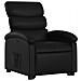 Poltrona Alzapersona Reclinabile Nera In Similpelle - Foto miniatura 3
