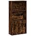 Libreria Rovere Fumo 60x24x120 Cm In Truciolato - Foto miniatura 2