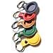 466157 Custodia Per Keyfinder Blu, Marrone, Verde, Rosso, Giallo - Foto miniatura 3