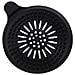 Set Da 2 Acchiappa Capelli In Silicone Per Scarico, Copertura Per Scarico Doccia Per Vasca Da Bagno Black - Foto miniatura 2