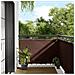 Paravento Da Balcone Marrone 90x700 Cm 100% Poliestere Oxford - Foto miniatura 1