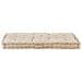 Lusso Casadino -  Cuscino Per Pallet E Pavimento In Cotone 120x80x10 Cm Beige - Foto miniatura 1