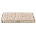 Lusso Casadino -  Cuscino Per Pallet E Pavimento In Cotone 120x80x10 Cm Beige - Foto miniatura 3