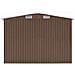 Lusso Casadino -  Casetta Da Giardino 257x489x181 Cm In Metallo Marrone - Foto miniatura 3