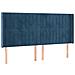 Letto a Molle con Materasso e LED Blu Scuro 180x200 cm - Foto miniatura 7