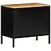 Comodini 2 pz 50x30x45 cm Legno Massello di Mango Grezzo - Foto miniatura 8