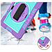 Custodia Per Samsung Galaxy Tab A 8.0'' Con Tracolla Viola - Foto miniatura 2