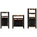Set di mobili per il bagno 3 pcs Legno massello riciclato - Foto miniatura 7