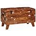 Scatola di Stoccaggio 70 x 35 x 40 cm legno massello di riciclo - Foto miniatura 2