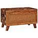 Scatola di Stoccaggio 70 x 35 x 40 cm legno massello di riciclo - Foto miniatura 7
