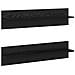 Scaffali da parete 2 pcs Rovere nero 80 x 11.5 x 18 cm - Foto miniatura 1