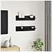 Scaffali da parete 2 pcs Rovere nero 80 x 11.5 x 18 cm - Foto miniatura 4
