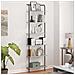 Libreria Grigio sonoma 60 x 24 x 203 cm Legno multistrato - Foto miniatura 4
