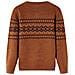 Maglione per Bambini Lavorato a Maglia Cognac 128 - Foto miniatura 2