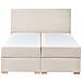 Divano Letto Con Contenitore Tessuto Major 140 X 200 Cm Beige Chiaro - Foto miniatura 4