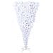 Albero di Natale artificiale Bianco 210 cm PVC e Acciaio - Foto miniatura 5