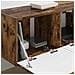 Mobile TV da parete 2 pcs Rovere fumé 60 x 31 x 29.5 cm - Foto miniatura 4