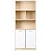 Libreria A 2 Ante Zehna Marrone Chiaro /bianco - Foto miniatura 3