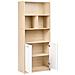 Libreria A 2 Ante Zehna Marrone Chiaro /bianco - Foto miniatura 4