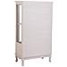 Vetrina In Legno Con 1 Cassetto E 2 Ante Bianco 80x42x148h Cm - Foto miniatura 4