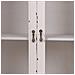 Vetrina In Legno Con 1 Cassetto E 2 Ante Bianco 80x42x148h Cm - Foto miniatura 8