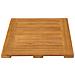 Tappeto da bagno Tinta unita Marrone 60 x 40 cm legno - Foto miniatura 6