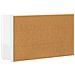 Credenza Bianco Lucido 100 x 35 x 59 cm Legno multistrato - Foto miniatura 8