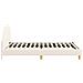 Struttura letto bambini con testata Crema 90 x 200 cm Bouclé - Foto miniatura 6