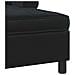 Chaise Lounge con cuscino Nero 91 x 157 x 91 cm Velluto - Foto miniatura 7