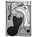 Classic T108HW asciugatrice Libera installazione Caricamento frontale 8 kg Bianco - Foto miniatura 4