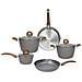 batteria di pentole 8 pz in alluminio forgiato Natural Love - Foto miniatura 1