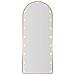 Specchio Da Terra Hollywood Ad Arco Con Cornice Oro E Luci Led 77x176 Cm - Foto miniatura 2