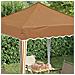 Tenda per feste a pop-up 195 x 195 x 245 cm Beige - Foto miniatura 4