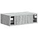 Tavolino da Parete Laterale Grigio Sonoma 59 x 34,5 x 17 cm - Foto miniatura 6