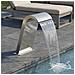 Fontana da Piscina Argento 47 x 31 x 60 cm Acciaio Inox - Foto miniatura 2