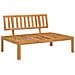 Set Divano Pallet da Giardino 6 pz con Cuscini Massello Acacia - Foto miniatura 4