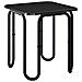 Tavolino da salotto Nero 40 x 40 x 45 cm Legno ingegnerizzato - Foto miniatura 1