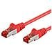 ICOC LS6-010RE - Cavo di rete Patch in rame Cat. 6 Rosso SFTP 1 m - Foto miniatura 1